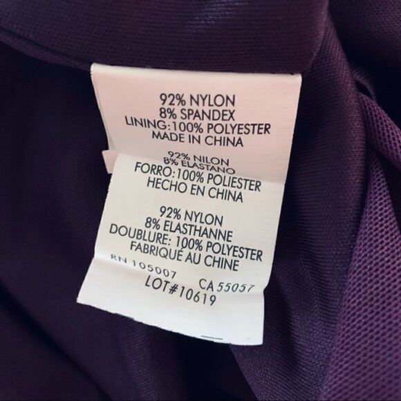 Marina Maxi Purple Dress size 8 - Picture 6 of 7